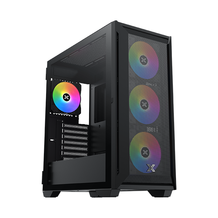 Xigmatek Master X 2 Pro ARGB Case With Asgard 750W Bronze psu