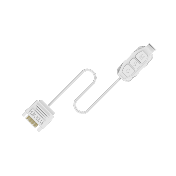 XIGMATEK iCover II pcie ARGB LED cable cover includes mini controller