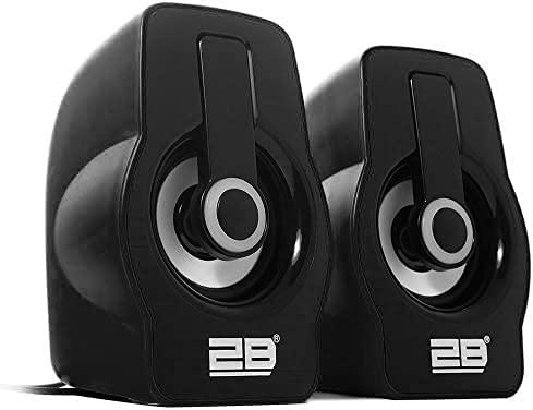 2B speaker 2.0 with led color USB power