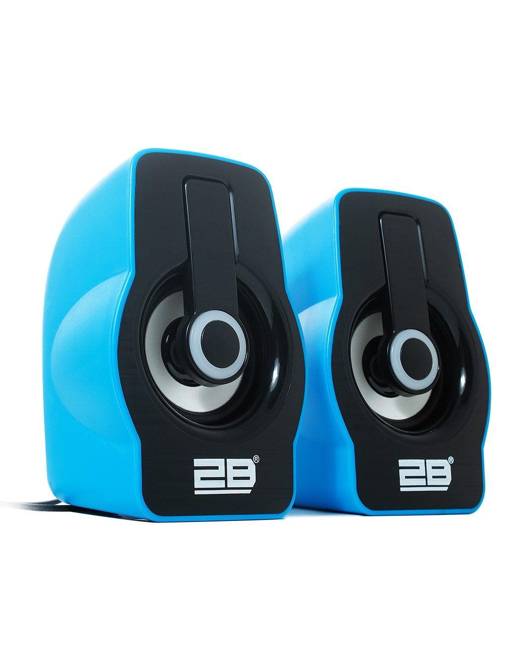 2B speaker 2.0 with led color USB power