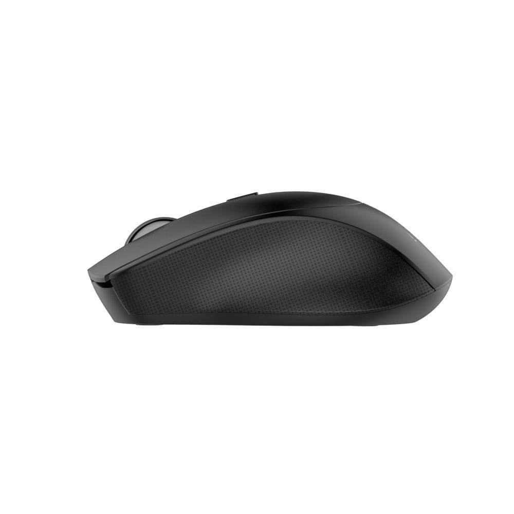 2B (MO186) Dual Mode Bluetooth 2.4GHz Mouse 800 - 1200 - 1600 - 2400 DPI with Rechargeable Battery - Black