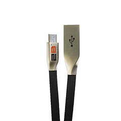 توبي (DC08B) - كابل مسطح من USB A إلى Micro 5 pin - طوله 1 متر - أسود