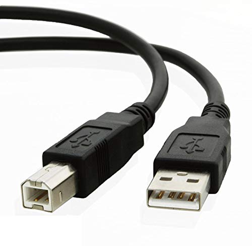 2B DC026 5m USB To Printer Cable, Black