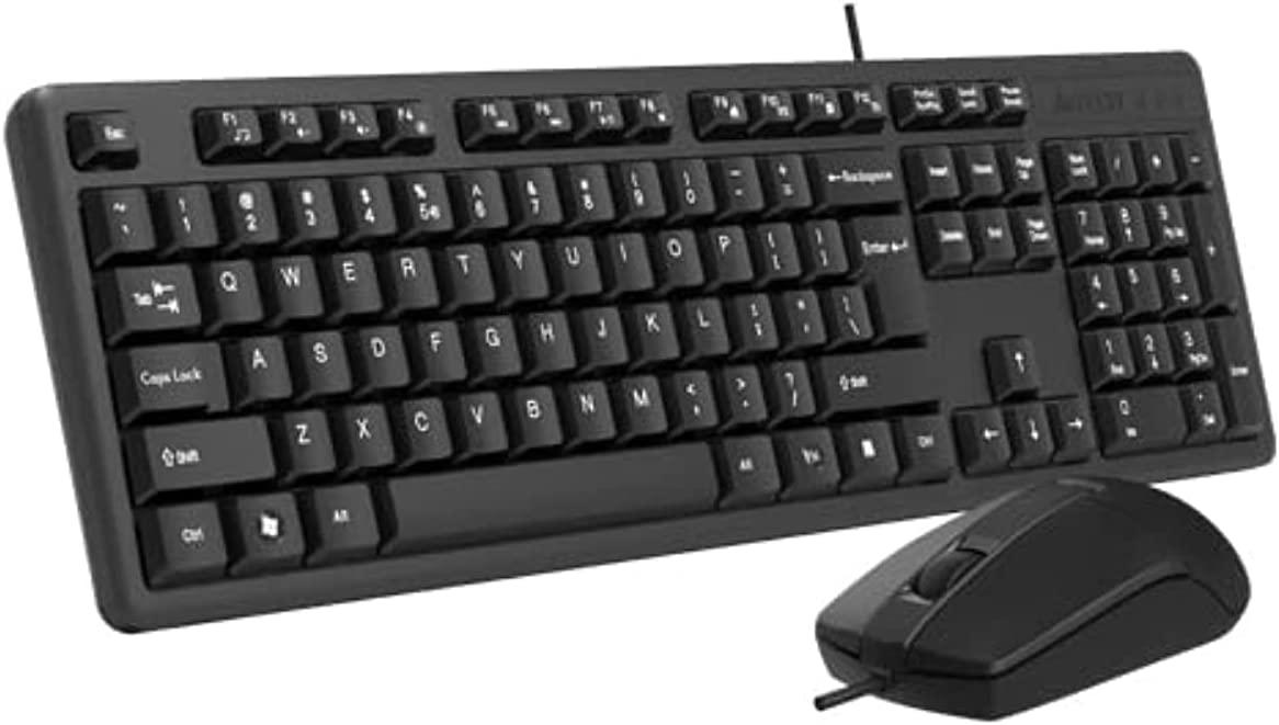 A4TECH KK-3330 USB Keyboard with Mouse (1200 Dpi) - ALARABIYA COMPUTER