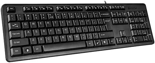 A4Tech KK-3 Wired keyboard Black - ALARABIYA COMPUTER