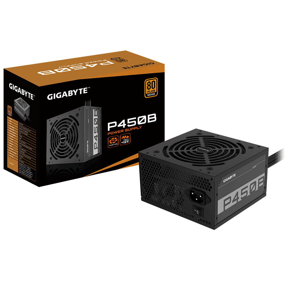 Gigabyte 450W ATX 80 Plus Bronze Power Supply - ALARABIYA COMPUTER