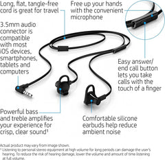 HP In-Ear Headset 150, Black, X7B04AA - ALARABIYA COMPUTER