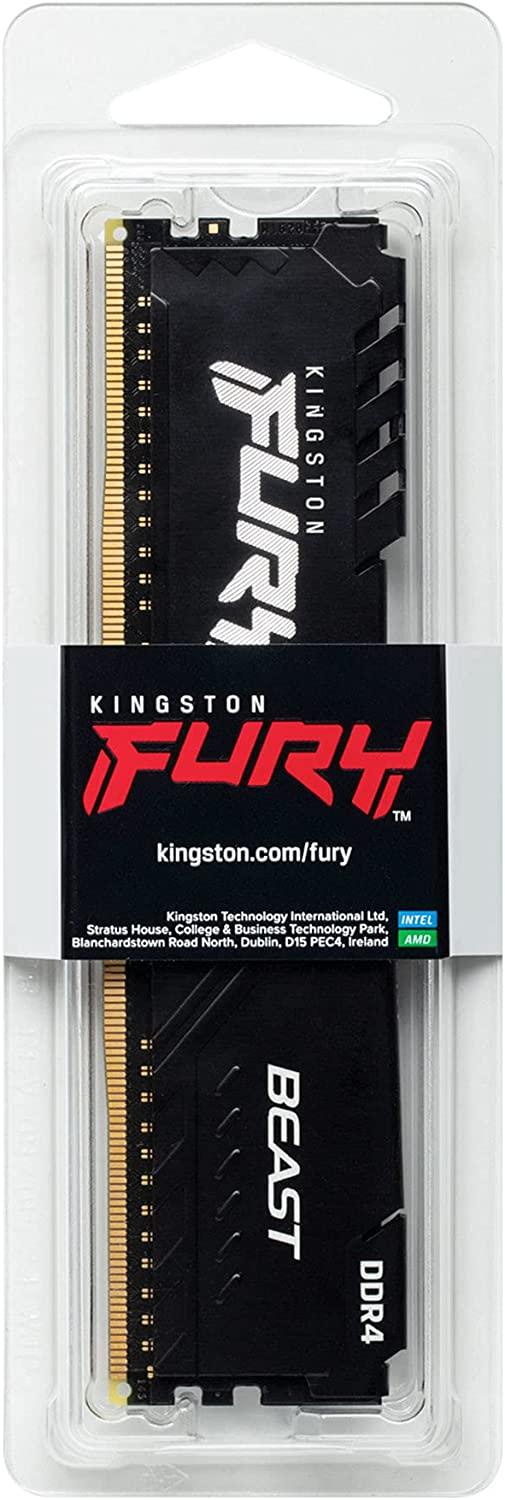 Kingston FURY Beast 16 GB 3200 MHz DDR4 CL16 Desktop Memory Single Module - ALARABIYA COMPUTER