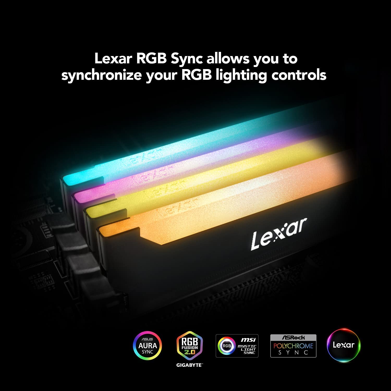 Lexar Hades 32GB Kit (16GBx2) RGB DDR4 3600 MHz - ALARABIYA COMPUTER