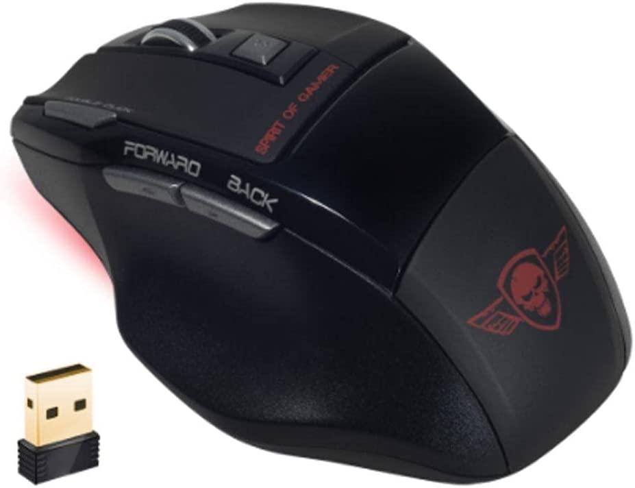 Spirit of Gamer PRO-M9 Wireless Gaming Mouse - Black - ALARABIYA COMPUTER
