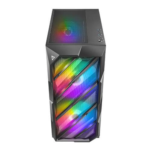 Antec NX700 ARGB Tempered Glass Mid-Tower ATX Gaming Case 3FAN + power supply antec atom b650 bronze
