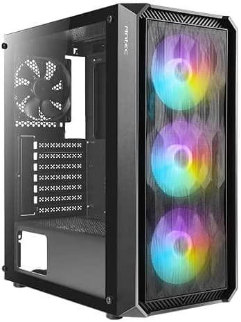 Case Antec NX292 with 4 Fans (3 ARGB +1 Normal) + power supply Antec Atom
