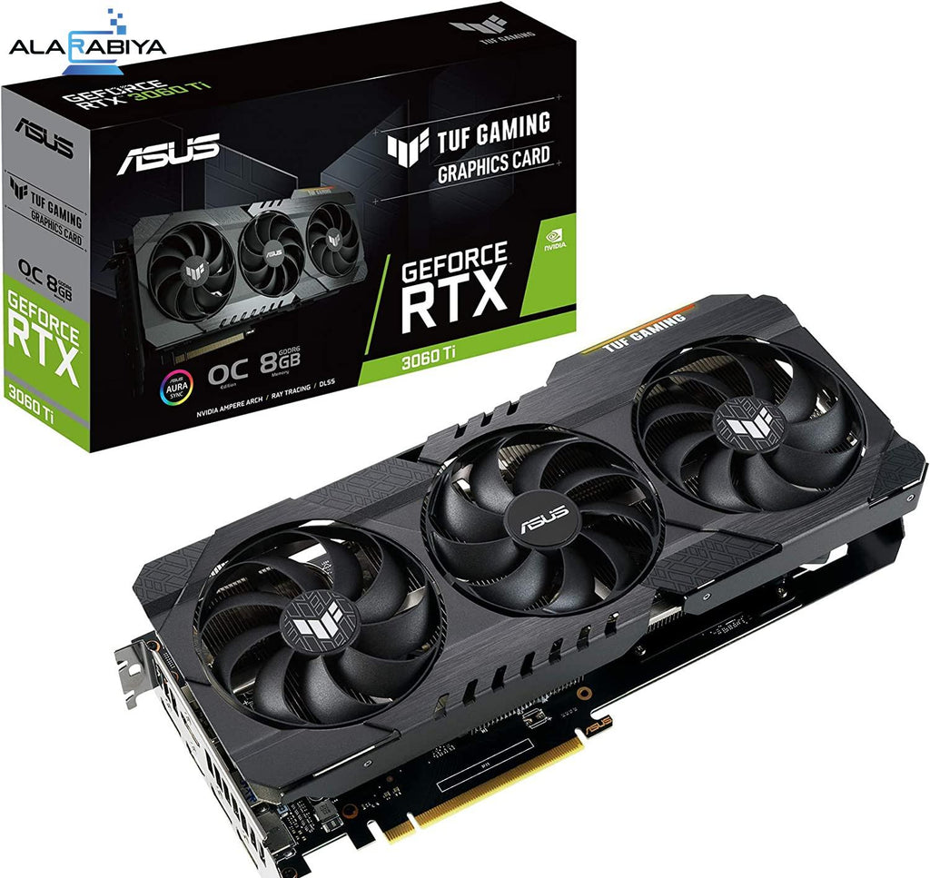 ASUS TUF Gaming RTX 3060 Ti OC Edition Graphics Card (PCIe 4.0, 8GB GDDR6