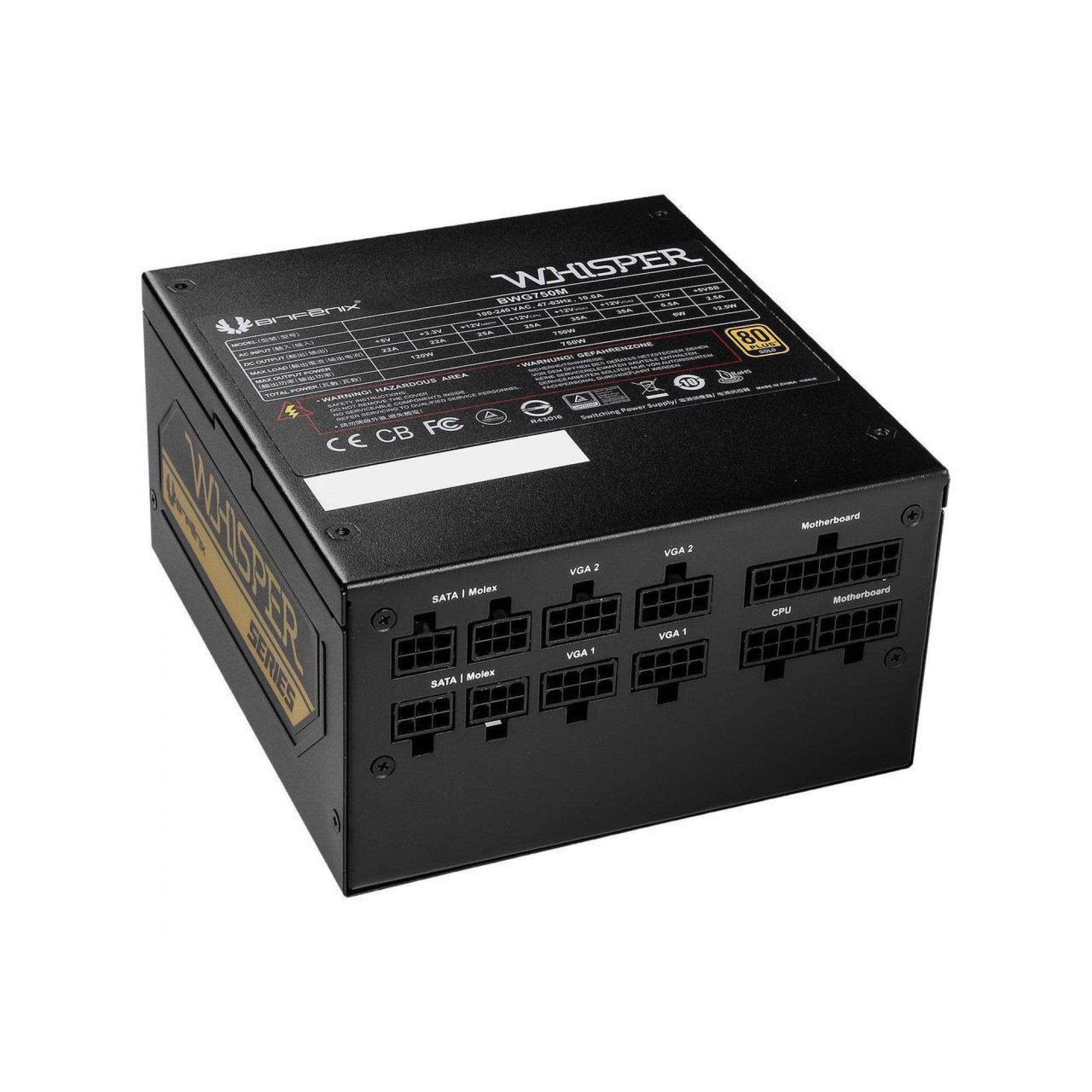 BitFenix Whisper 750W 80+ GOLD PSU Full Modular