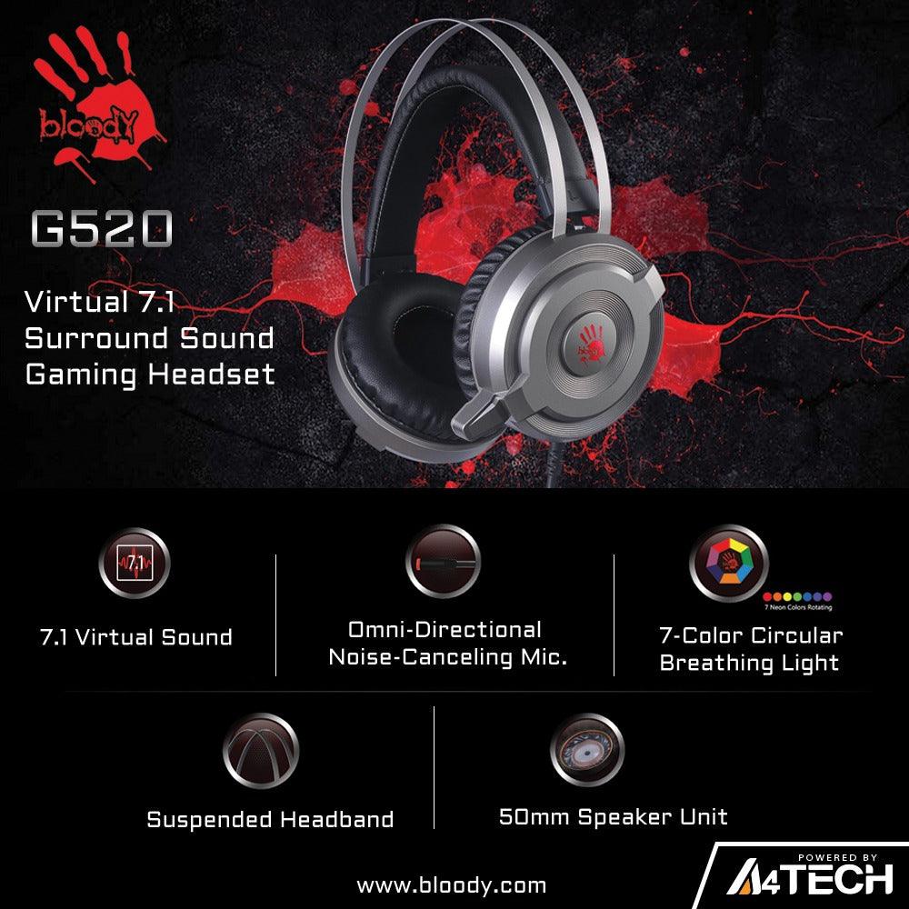 Bloody gaming headset g520s USB