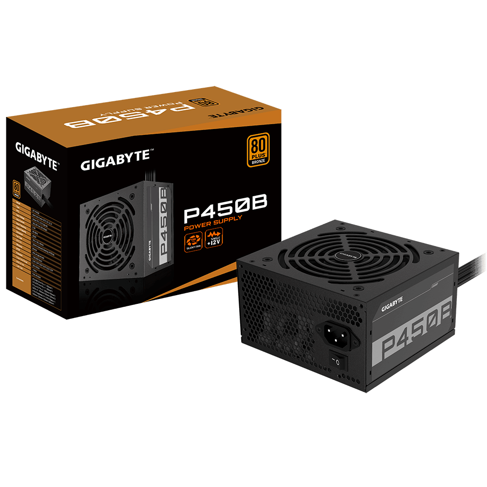 Gigabyte 450W ATX 80 Plus Bronze Power Supply