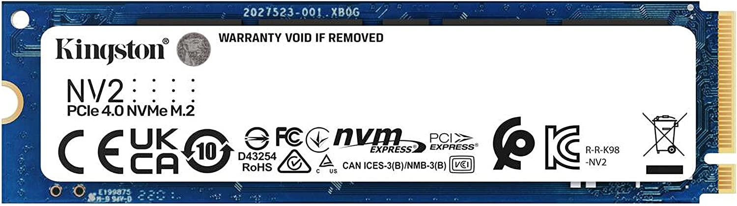 Kingston 250GB NV2 SSD NVMe PCIe 4.0 M.2