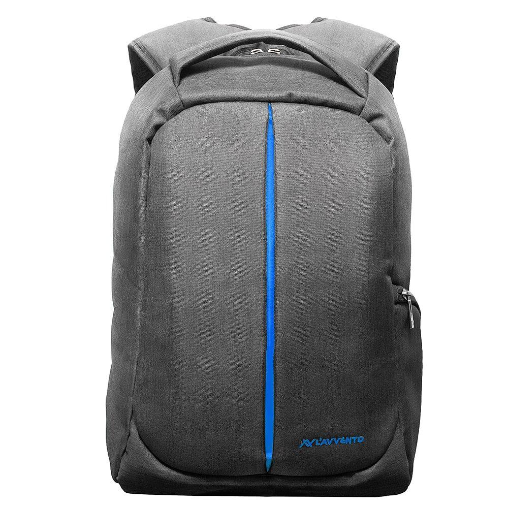 L'avvento Discovery Laptop Anti-Theft Backpack fit up to 15.6” Nylon with Padded Laptop Compartment BG04A - Gray