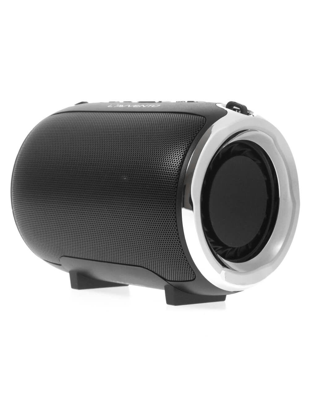 L'avvento (SP337) Portable Bluetooth Speaker with Shoulder Strap - Black
