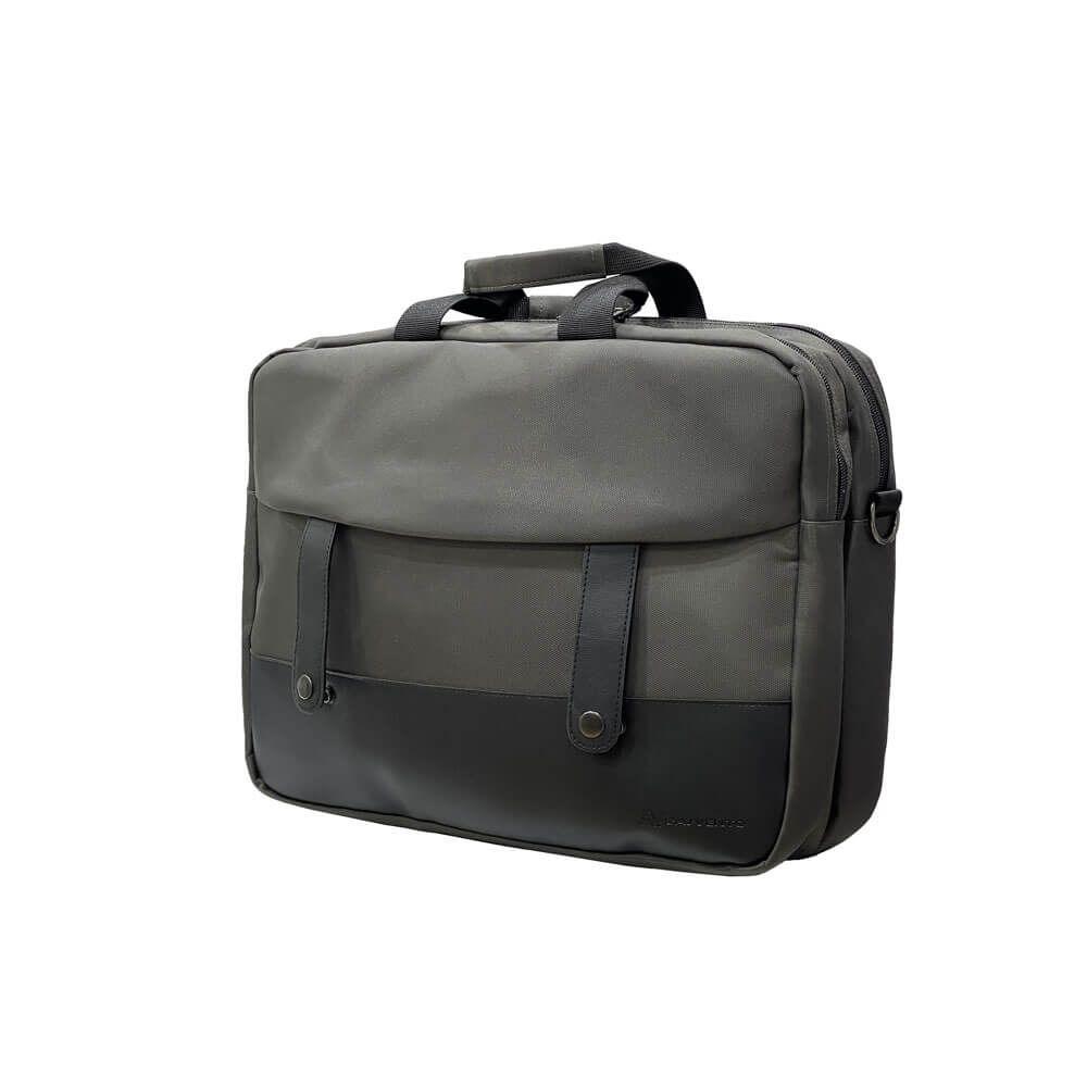 L'avvento BG633 Double Business Laptop Shoulder Bag fits up to 15.6" - Gray