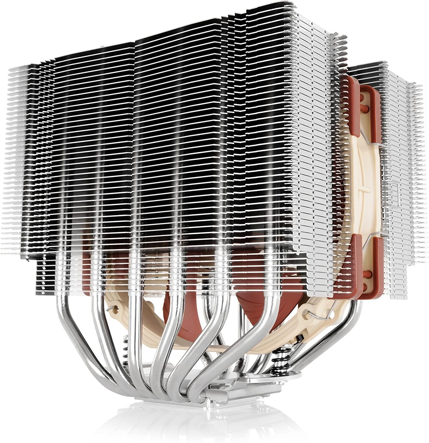 Noctua NH-D15S Premium Dual-Tower CPU Cooler with NF-A15 PWM 140mm Fan (Brown)