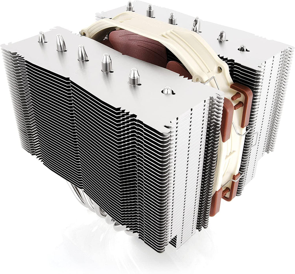 Noctua NH-D15S Premium Dual-Tower CPU Cooler with NF-A15 PWM 140mm Fan (Brown)