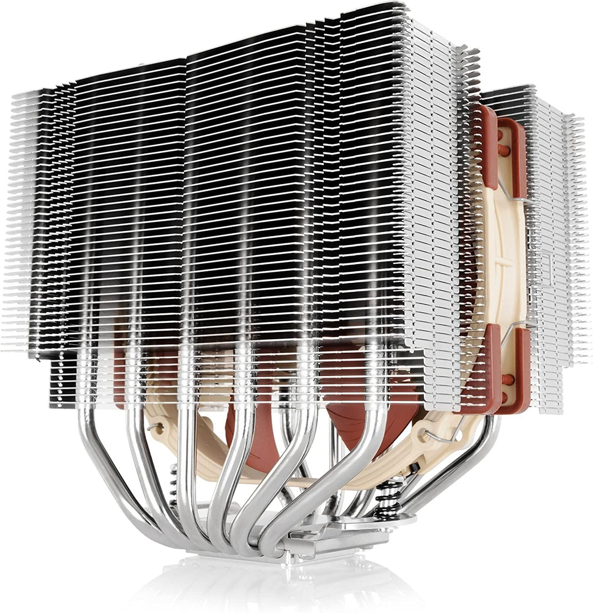 Noctua NH-D15S, Premium Dual-Tower CPU Cooler with NF-A15 PWM 140mm Fan (Brown) - ALARABIYA COMPUTER