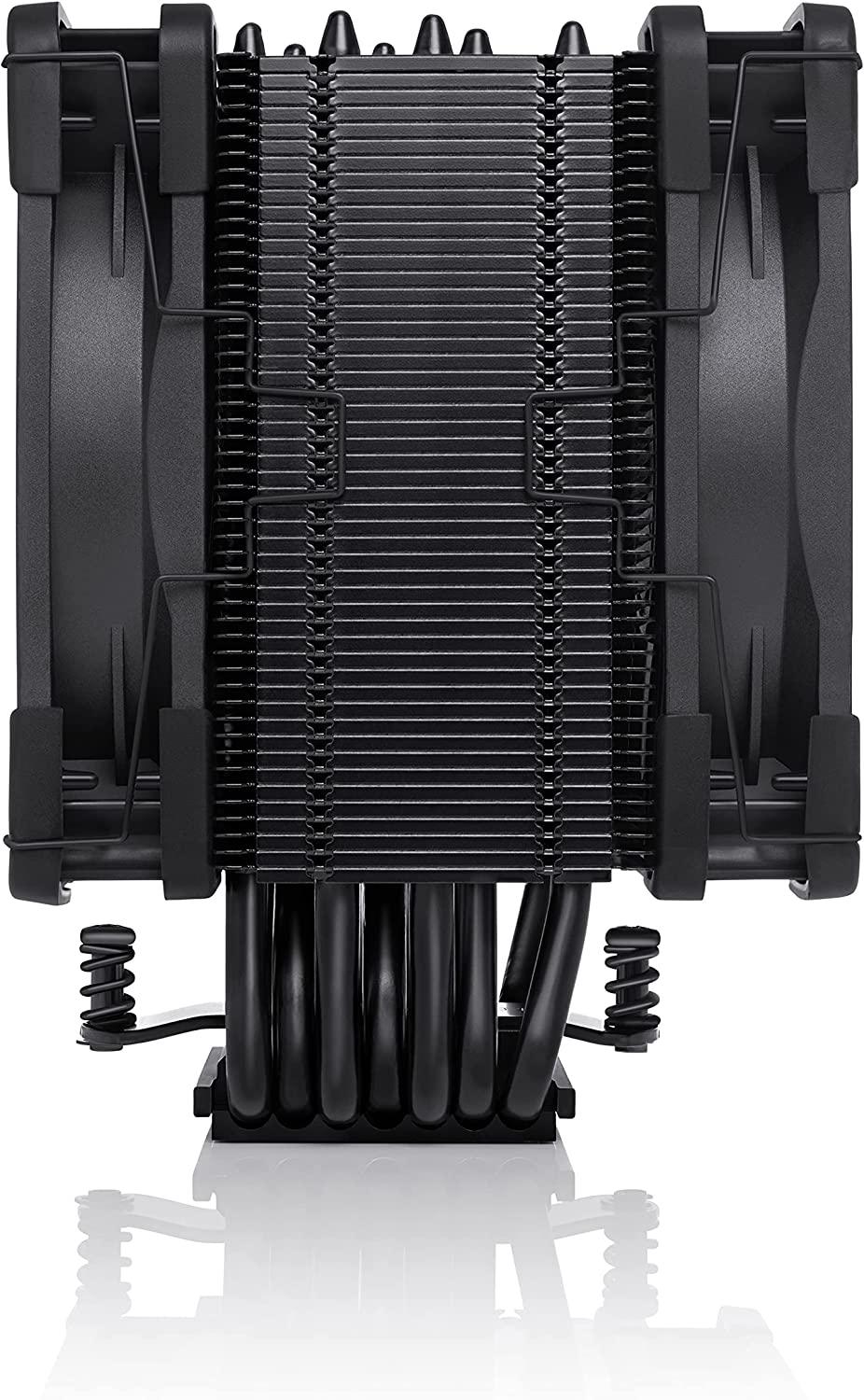 Noctua NH-U12A chromax.Black, 120mm Single-Tower CPU Cooler (Black) - ALARABIYA COMPUTER