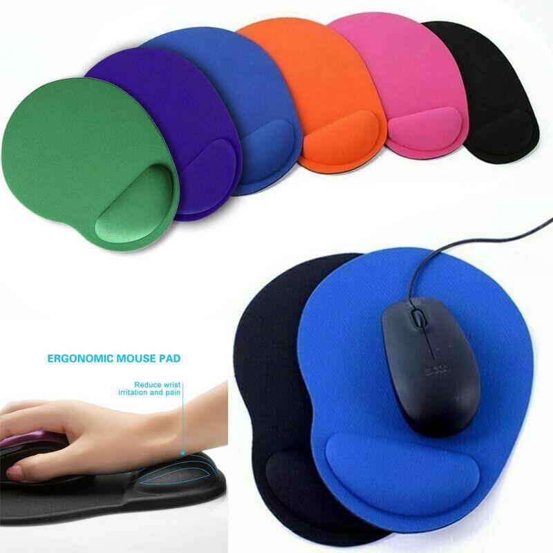 Mouse Pad With Gel Wrist Support