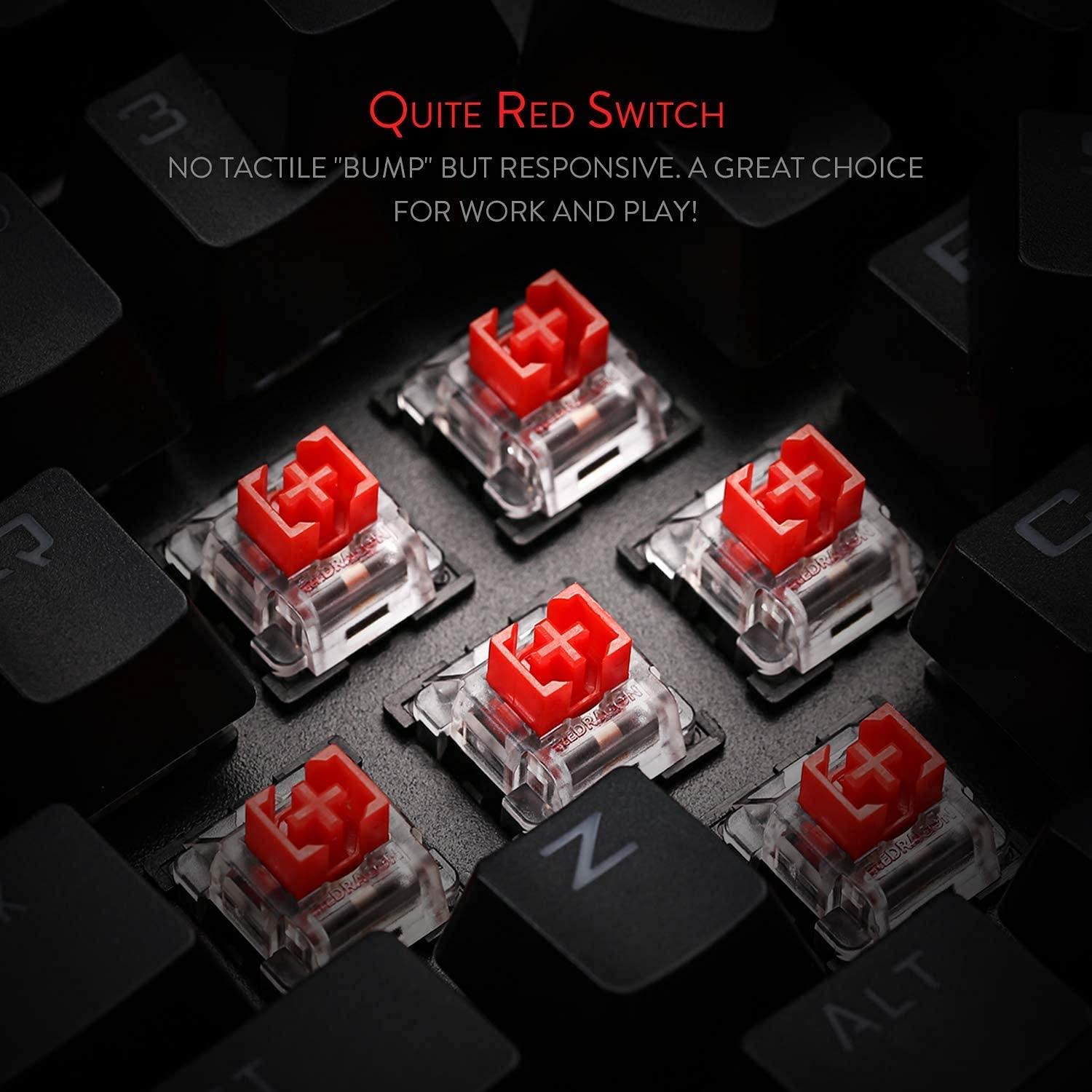 REDRAGON K568-R DARK AVENGER Mechanical Gaming Keyboard 87 Keys SHARESHARE ON FACEBOOK TWEETTWEET ON TWITTER PIN ITPIN ON PINTEREST