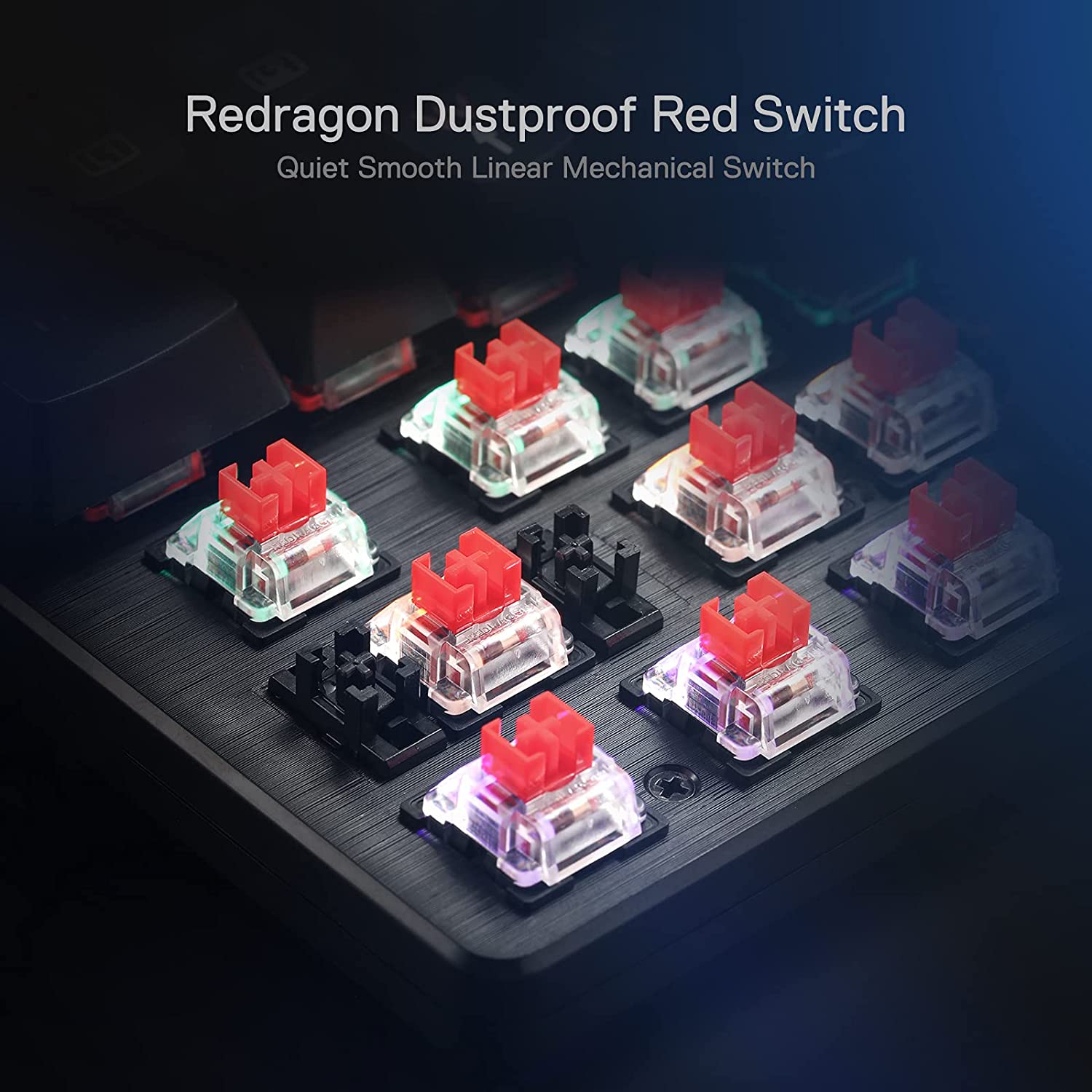 Redragon K608 Valheim Rainbow Gaming Keyboard, 104 Keys Mechanical Keyboard