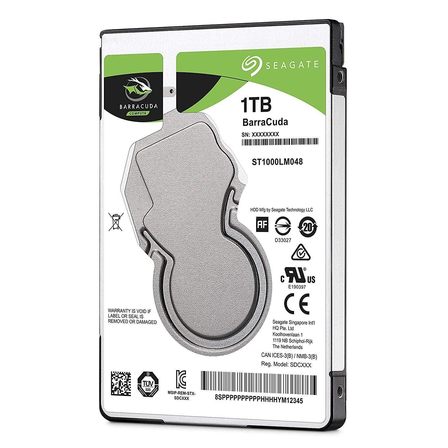 HDD Seagate 1TB BarraCuda 2.5" Laptop Internal HDD