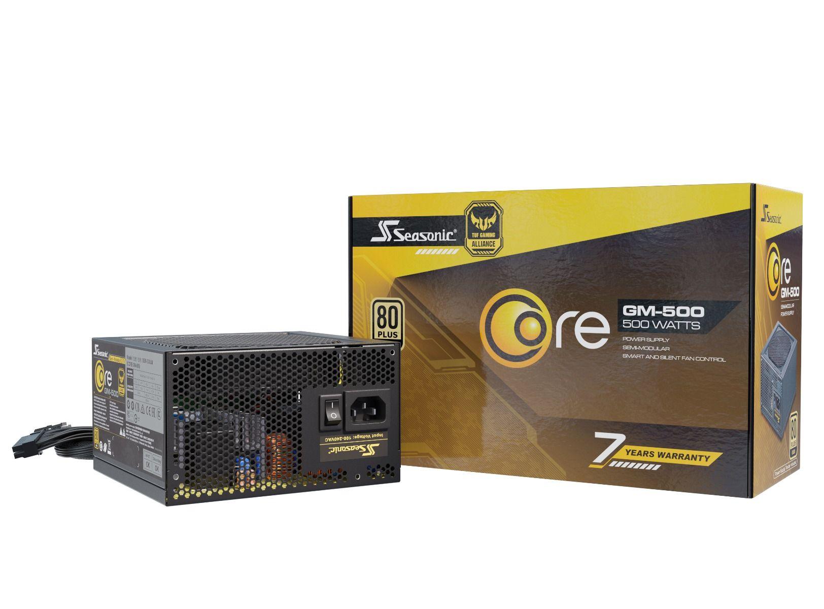 Seasonic Core Series GM-650 650W Semi-modular ATX 80+ Gold Certified Power Supply