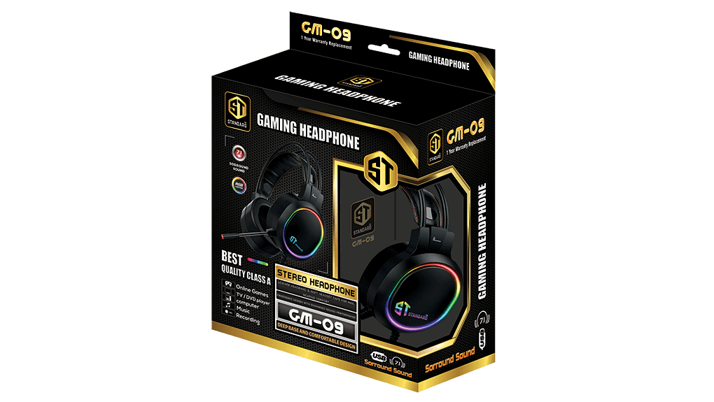HEADPHONE ST-STANDARD GM-09 GAMING USB