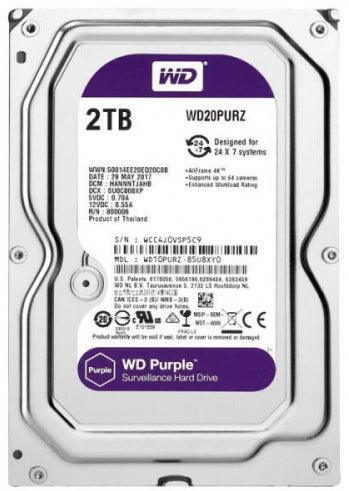 Western Digital 2TB Purple SATA 6 Gb/s Desktop Hard Drive